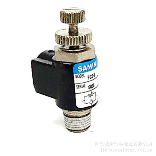 SAMIN 速度控制器 CKD FC3 L 型单向节流阀气缸调速阀