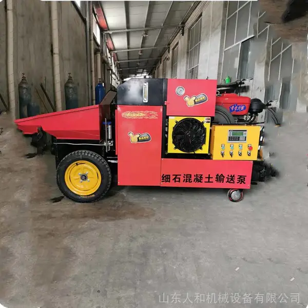 陕西延安砂浆输送泵 大骨粒输送泵 混凝土地泵报价 二次结构浇筑泵