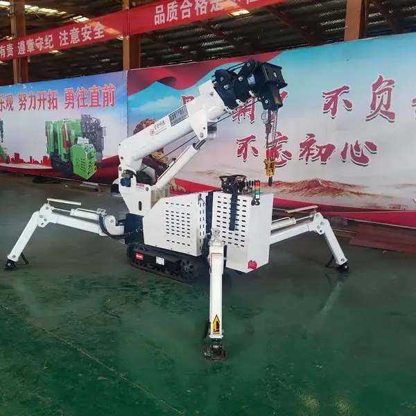 宏庆 建筑工程用履带式蜘蛛吊机无线遥控操作小型吊车蜘蛛吊