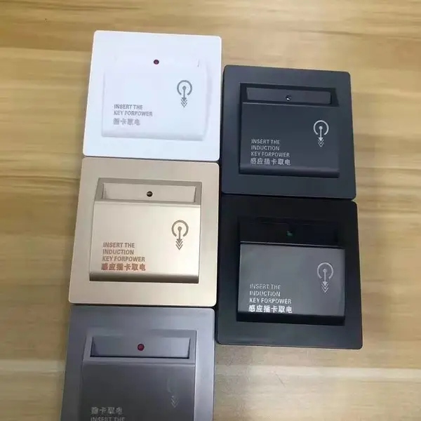 插卡取电开关，插入取电开关，土豪金插卡取电开关，40A大功率插卡取电