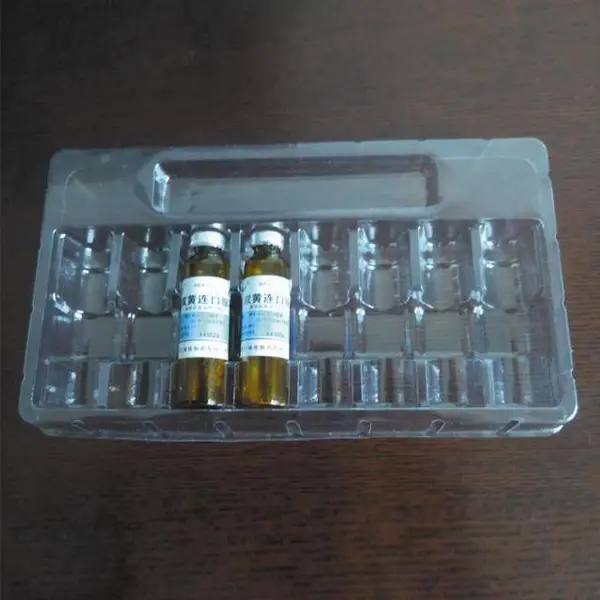 医用无菌吸塑盒口服液内衬托医药包装保健品医疗器械PETG厂家定制