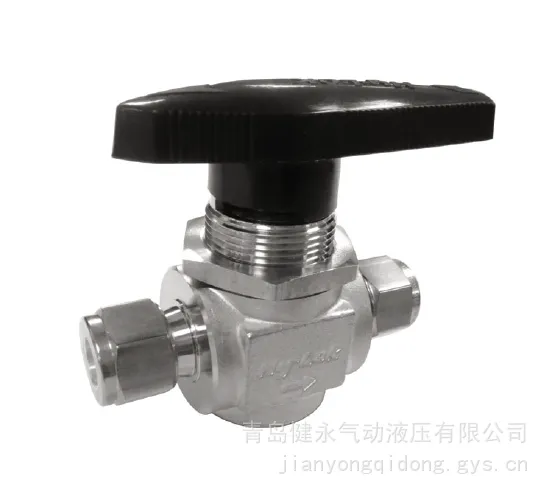 Hy-Lok 腔式双卡套球阀 112系列 多通接口不锈钢仪表取样低压球阀