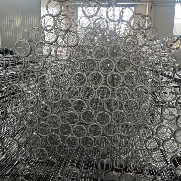 【鑫泉环保材料】潍坊垃圾焚烧炉用316L不锈钢袋笼 厂家定制