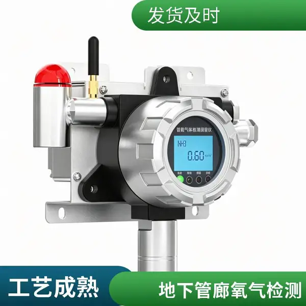 在线式固定无线氧气检测仪 防爆设计 0-100%VOL 石油化工行业使用