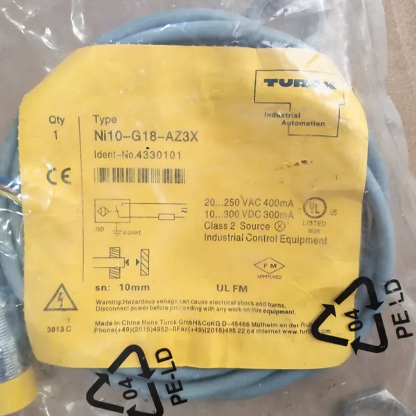 TURCK图尔克接近开关Ni10-G18-AZ3X