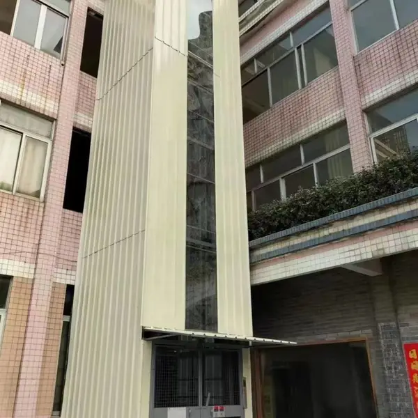 佛山小型电动液压升降货梯 简易升降机 厂房固定导轨式升降平台