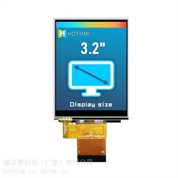 3.2寸TFT液晶屏240*320分辨率MCU接口工业触摸屏ST7789V