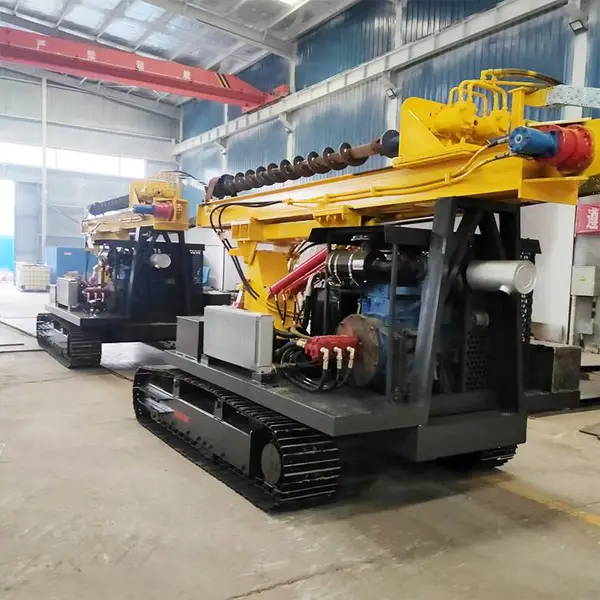 中旺 护栏打桩机 小型液压打桩设备 公路立杆打桩机器