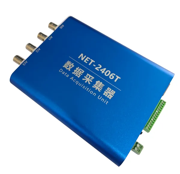 NET-2406 多功能采集卡4 路同步 24 位 AD、2 路测频/计数、2路编码器同步 DIO同步