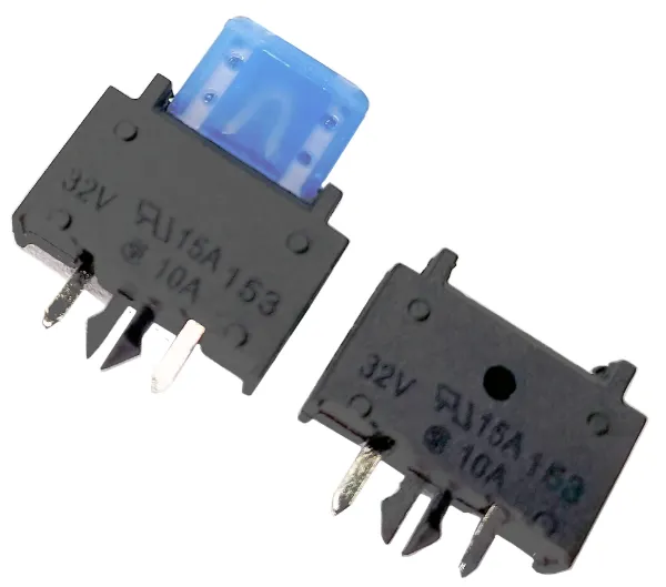 PCB板安装插片保险丝座 过流保护 批发