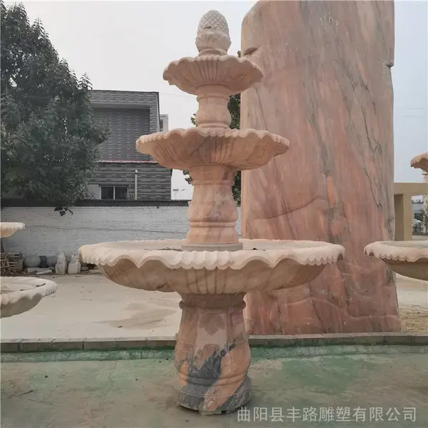 石雕水球流水喷泉,天然大理石圆球居家***