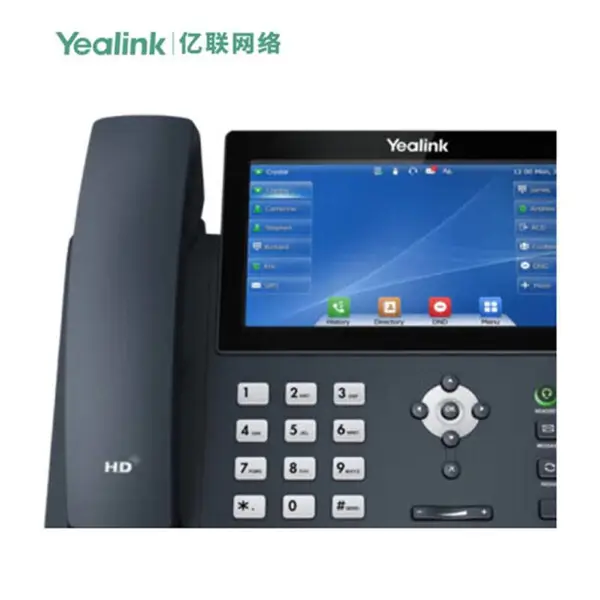 Yealink亿联 SIP-T48U大屏触控IP话机支持Opus声音编码格式双USB 2.0接口