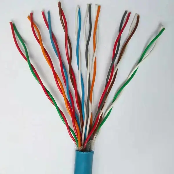 天联牌软芯屏蔽双绞线NH-RVVP22-2*1.0钢带铠装信号屏蔽线RVVP22信号电缆
