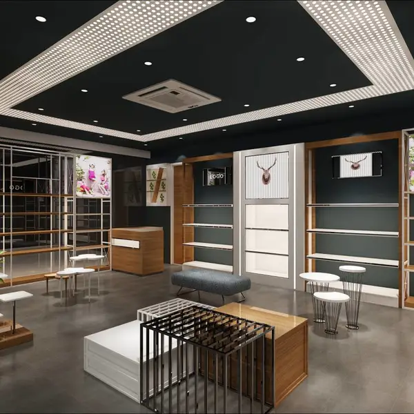 酌匠家具 眼镜店柜台定制 品牌童店道具加工服务 时尚鞋服综合店设计