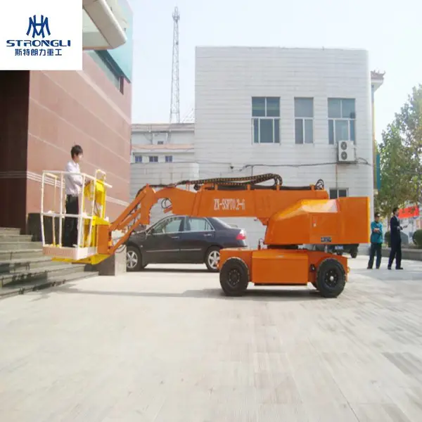 进口自行走直臂式升降平台自行走升降平台车 高空作业平台