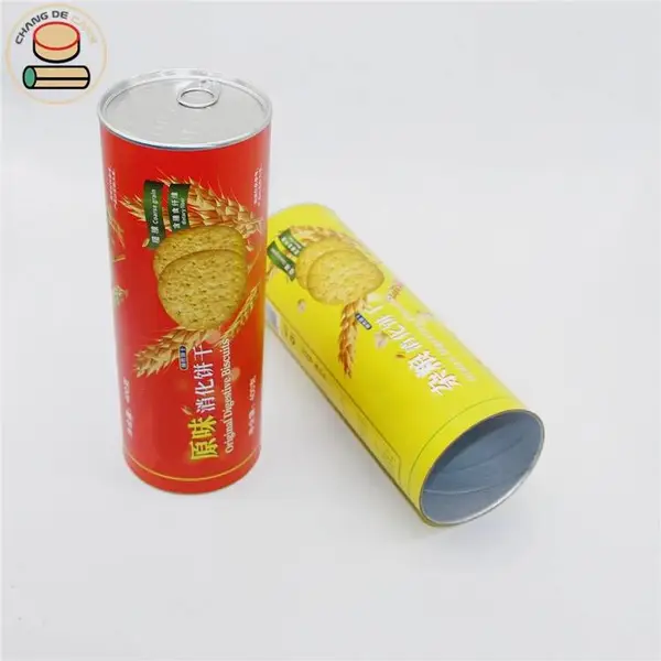 饼干罐 易拉罐 易撕罐 QS认证食品纸罐 昌德包装定制