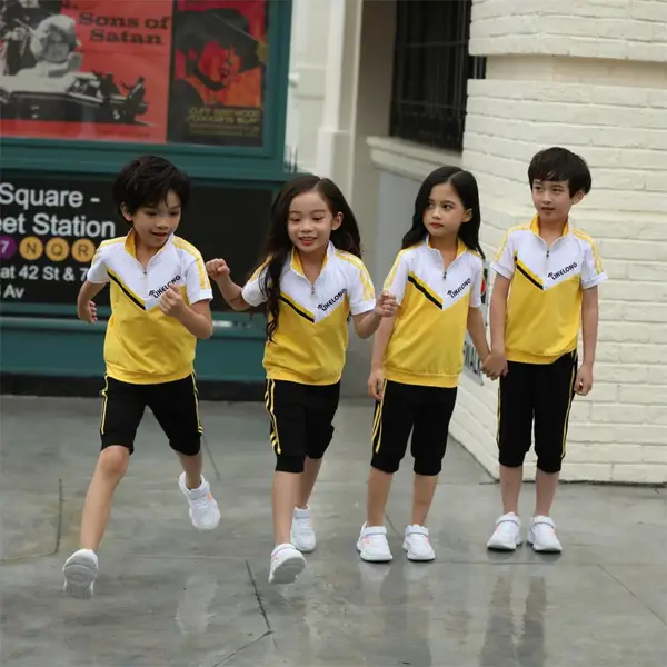 义乌学院班服幼儿园园服厂校园***织里巴拉王子童装校服