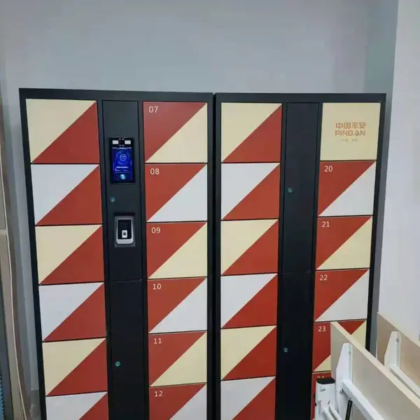 昭通超市包裹存包柜 寄存柜厂家供应 指纹条码多重开启方式智能储物柜 插电即用