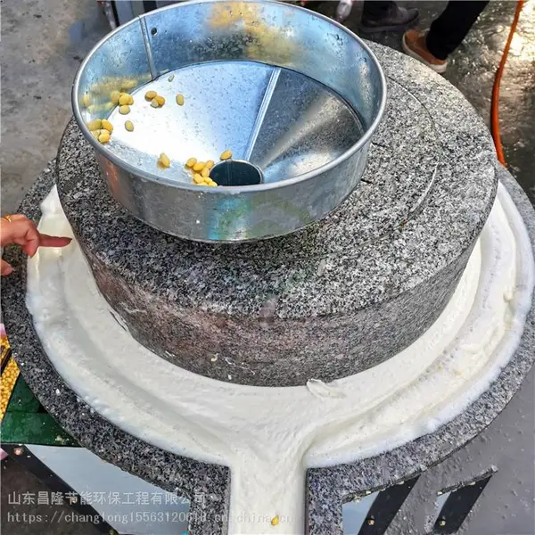 煎饼果子米浆机 石磨艾绒打磨机 高硬度花岗岩石磨机