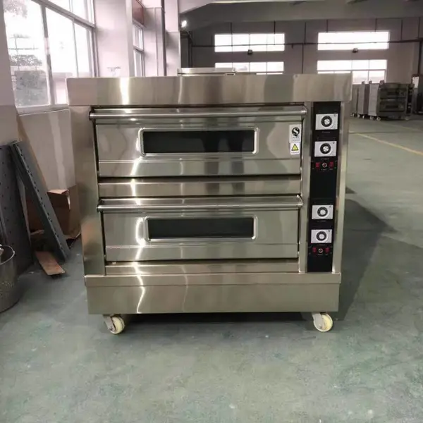 【源头工厂】批发2层4盘多功能商用汉堡面包烤箱电热式层炉