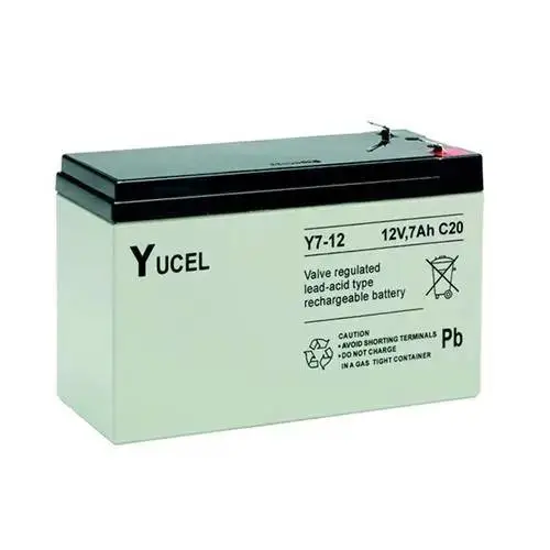 英国YUCEL蓄电池Y24-12铅酸免维护应急电源12V24AH C20原装进口