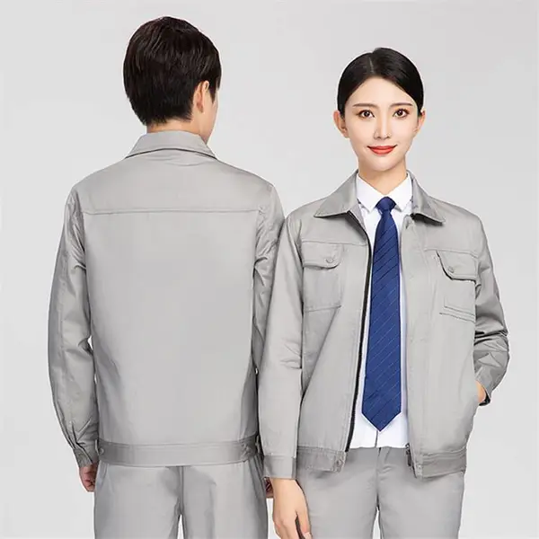 石家庄劳保工作服定做厂春秋长袖防静电反光工装沧州衡水车间工服