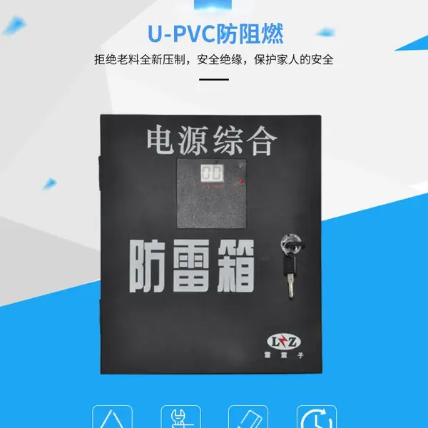 雷震子一级电源防雷箱LZZ-380B/60 三相电源防雷箱 单相电源防雷箱