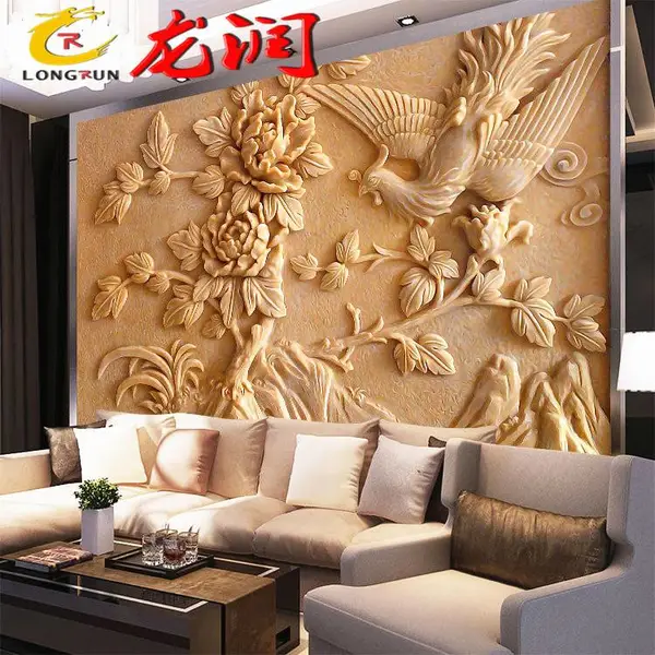 供应3d仿玉石电视背景墙打印机制作电视背景墙的设备