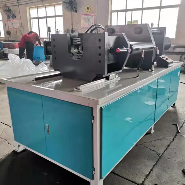 大开口玻纤管缩管机 复合管锁管机鸿源供应