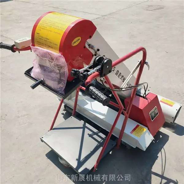 双口袋柴油自动装袋机 1米宽汽油收粮机水稻麦子装袋机