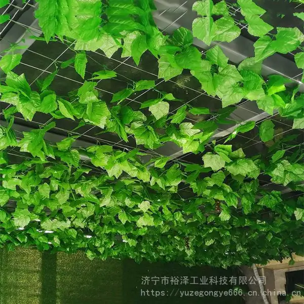 绿叶网护坡网 山体护坡网 边坡覆盖防航拍防护铁丝网 仿真树叶网