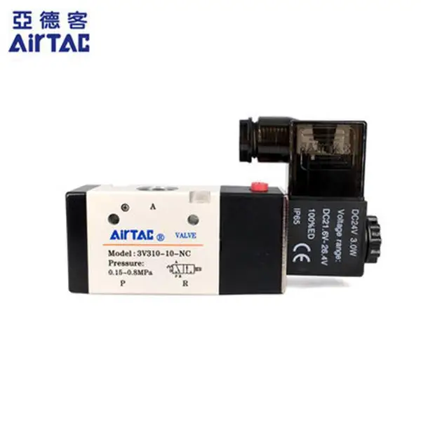 AIRTAC�ǵ¿�4v210-08��ŷ�����220v��λ��ͨ����24v��Ȧ���� ȫϵ��