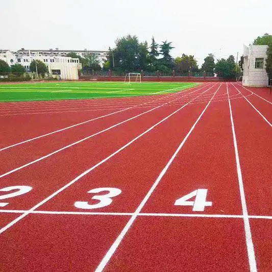 长沙塑胶球场跑道承建_新做硅PU丙烯酸球场材料包工包料_长沙学校塑胶跑道建设施工_能冠体育