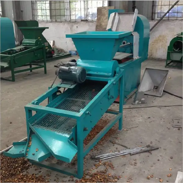 浩凡自动茶籽板栗剥壳机 青核桃脱皮机 小型家用花生脱壳机