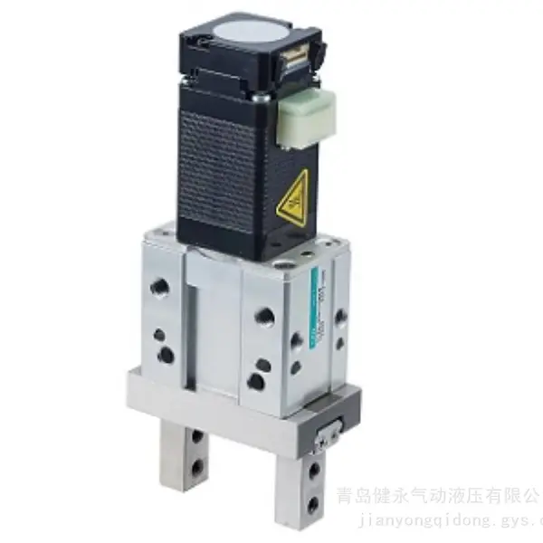 SAMIN 小型电动夹爪 FLSH 步进双平指带增量编码器精密夹持电爪