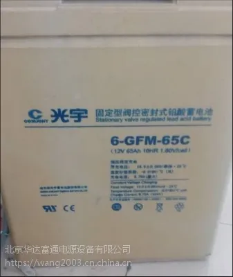 光宇蓄电池~光宇集团6-GFMC-65XC特殊型号、放暴晒功能 ​