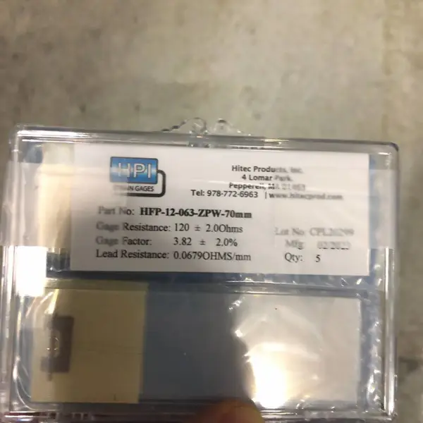 供应美国原装 HPI 高温应变片 HFP-12-063-ZPW-70mm