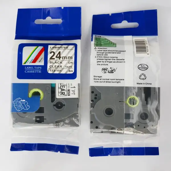 TZ-24mm兼容色带标签151/155/251/252/253/455兄弟标签机专用色带