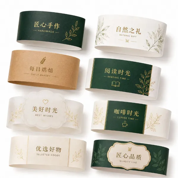 透明PVC腰封 防水防潮材质 食品生鲜包装盒封口贴