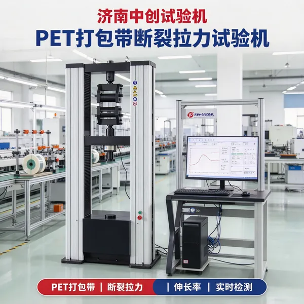PET打包带断裂拉力试验机 塑料带抗拉强度测试机 捆扎带拉伸试验机