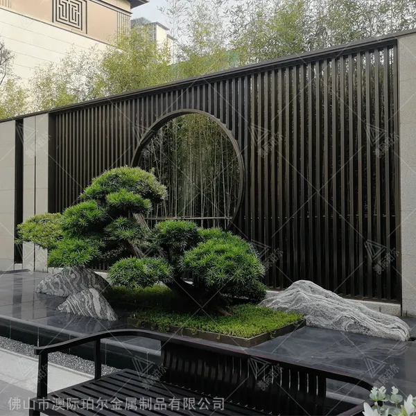 芜湖市厂家定制金属屏风隔断不锈钢铜铝中欧式花格背景玄关