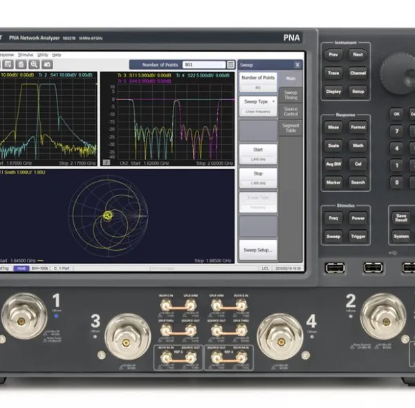 是德科技N5227B PNA 微波网络分析仪,频率900 Hz/10 MHz 至 67 GHz可选