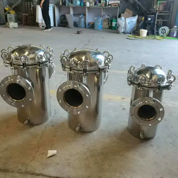 直通篮式过滤器 管道大流量除固体杂质 泵阀前置保护设备