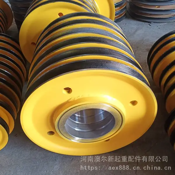 可定制 行车加筋热轧滑轮 卸船门机滑轮 起重机导向轮