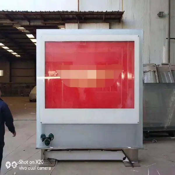 京美彩虹 公交车站智能站牌 广告橱窗垃圾桶 LED滚动显示广告橱窗
