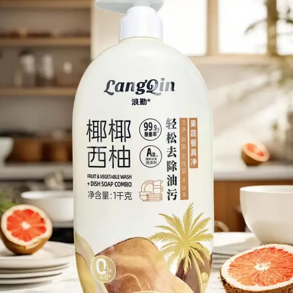 浪勤果蔬餐具净洗洁精 奶瓶清洗剂 澳慈严质 香型:椰椰麦稻 椰椰西柚 香港商品条码:4897145510541 A级国标