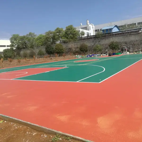 桂林塑胶球场 叠彩区硅pu塑胶球场 包工包料 康力体育