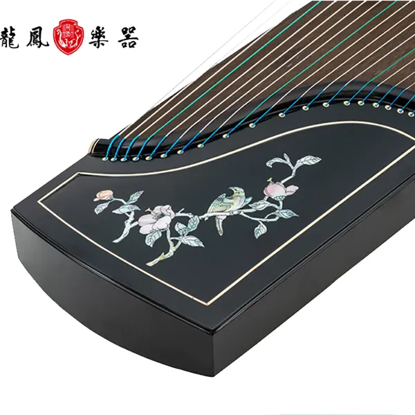 正品龙凤古筝6806喜鹊登梅彩螺工艺筝成人儿童初学者考级演奏专用