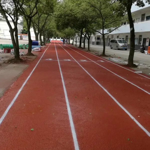 耐候抗晒EPDM塑胶跑道颗粒胶水 篮球场网球场施工服务