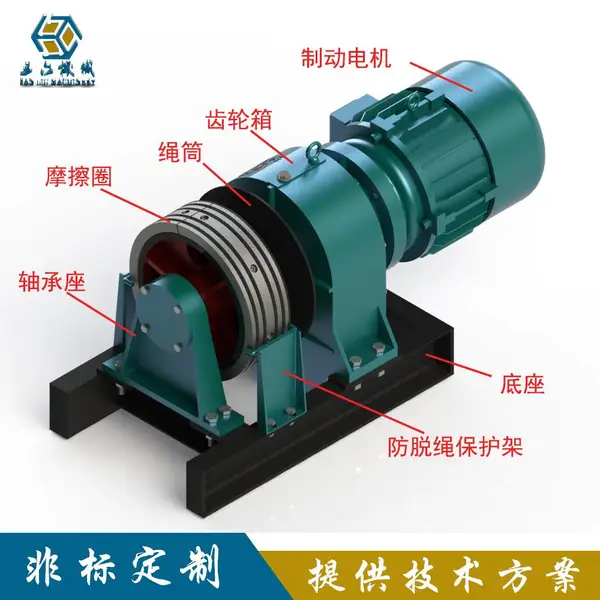 供应三六机械牌JK-1C型升降机一字型卷扬机_1吨起重快速卷扬机